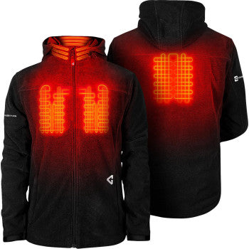 GERBING HEATED CLOTHING 7V Thermite Fleece Heated Jacket 2.0 - Black - 2XL GER-TFJKT-7V-M-B-XXL