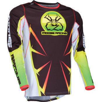 MOOSE RACING Agroid Jersey - Black/Yellow/White - 2XL 2910-7921