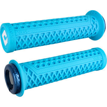 ODI Vans v2.1 Lock-On Grips - PWC - Light Blue/Blue D33VNLU-U