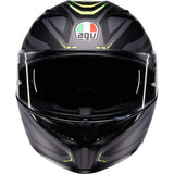 IN STOCK OPEN BOX  AGV Helmet K3 Syth Matte Black/Yellow Fluo Md 2118381004-026-M