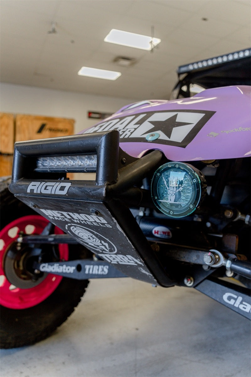 Rigid Industries x SHREDDY 360-Series 4in Lights w/Wt Bcklght (2) + 6 Covers (2 Pink/2 Teal/2 Blk) 36117-SHREDDY