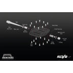 RENTHAL Revo-F Pedals - Flat - AluGold PD10001-002-01