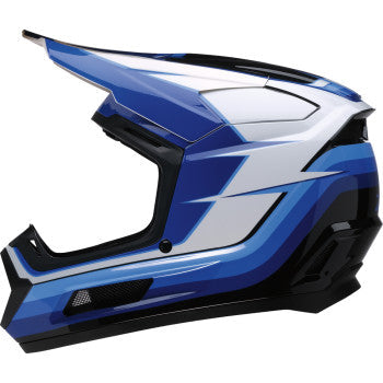 Z1R Youth Dirt Maxx Helmet - Vortex - Blue/White - Medium 0111-1714