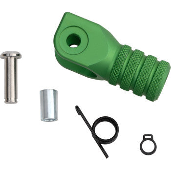 MOOSE RACING Knurled Shift Lever Tip - 0 mm - Green 81-0000-02-30