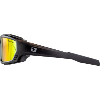 BOBSTER Sunglasses Convertible Pch Black Crimson Pnk-Yel Mirror BPCH002