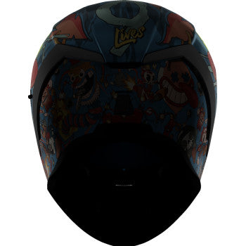 ICON Airform™ Helmet - 9 Lives - Blue - XS 0101-17383