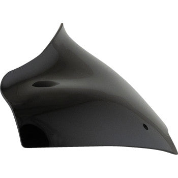 KLOCK WERKS Sport Flare™ Windshield - 8" - Black - FLTR KWW-01-0708-B