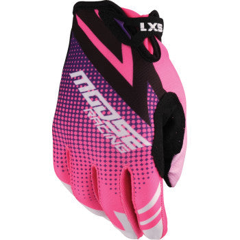MOOSE RACING Youth SX1™ Gloves - Pink/Purple - XL 3332-1906