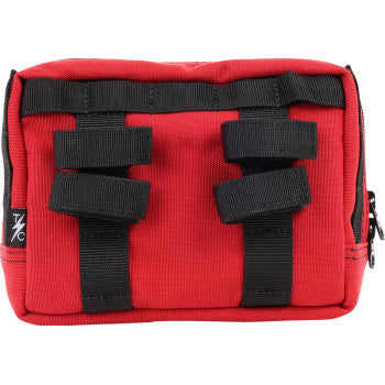 THRASHIN SUPPLY CO. Handlebar Bag - Red THB-0015