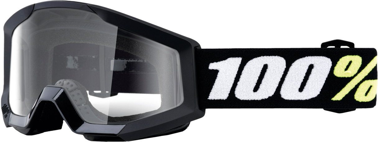 Strata Mini Goggle Black Clear Lens