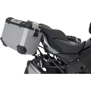 SW-MOTECH TRAX ADV Aluminum Case System - Silver - Kawasaki Versys 1000 '19-'23 KFT.08.922.70101/S