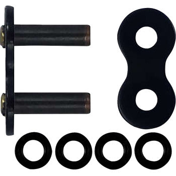 RK 525 ZXW - Connecting Link - Rivet - Black Scale BL525ZXW-RL