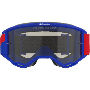 ALPINESTARS GOGGLES Goggle Vision 5 Corp Bl/Rd/Wht/Dk Smoke 5100826-7295