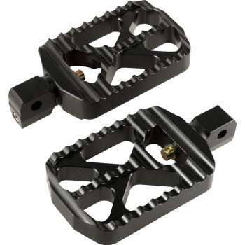 JOKER MACHINE Bear Claw Footpegs - Black - Indian 08-646-8B