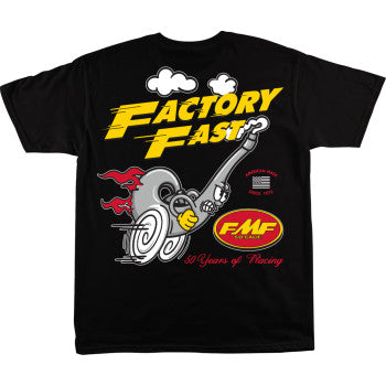 FMF Factory Faster T-Shirt - Black - Small HO25118901BLKSM