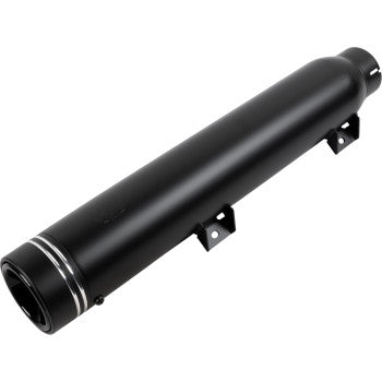 COBRA Muffler Long Dual Grove Tip Black 6542b