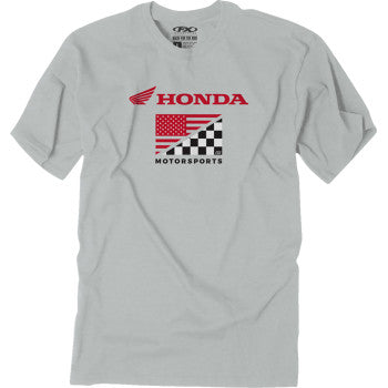 FACTORY EFFEX Honda Flag T-Shirt - Light Gray - Medium 27-87312