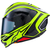 ALPINESTARS Supertech R7 Helmet - Zeal - 22.06 - Gloss Yellow Fluo/Black/White - Small  8202826-5021-S