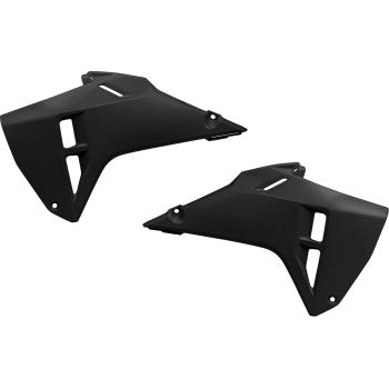 UFO Radiator Covers - Black - Honda - CRF 250 R/RX HO05619#001