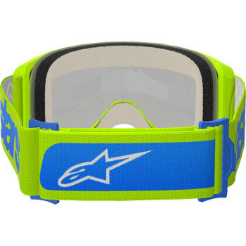 ALPINESTARS GOGGLES Goggle Vision 5 Blaze Ylw/Bl Mirror-Blue 5102125-5007