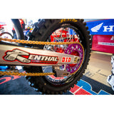 RENTHAL Rear Sprocket - Aluminum - 49 Tooth - Purple - Kawasaki/Suzuki 112U-520-49GEPE