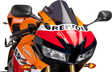 PUIG HI-TECH PARTS Race Windscreen - Dark Smoke - CBR600RR 6478F