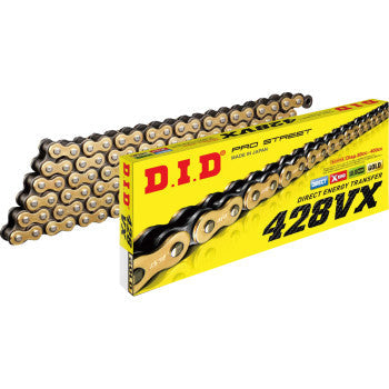 DID 428 VX - Drive Chain - 130 Links - Gold and Black 428VXG130FB