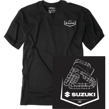 FACTORY EFFEX Suzuki Track T-Shirt - Black - Medium 28-87402