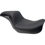 SLYFOX Slyfox Seat - Gray Logo - Black Vinyl w/ Slipstop - Carbon Fiber - Dyna 4883B-slyfox