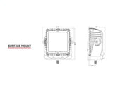 Rigid Industries Q-Series Spot w/ Amber PRO Lens 244293