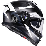 AGV Helmet K7 Glimpse Matte Black/White Md 2118399004-016-M