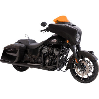 KLOCK WERKS Kolor Flare™ Windshield - 10" - Orange Ice KWW-04-0632
