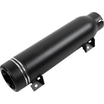 COBRA Muffler Short Dual Grove Tip Black 6522B