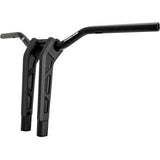 PERFORMANCE MACHINE (PM) Phatbar & Riser Kit - Internal Wiring/Gauge Mount Holes - 11-1/2" - Black Ops 0208-2197M-SMB