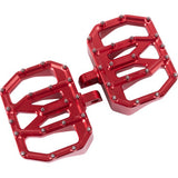 THRASHIN SUPPLY CO. Mini Aggressor Floorboards - Red - Rear TSC-2031-2-D