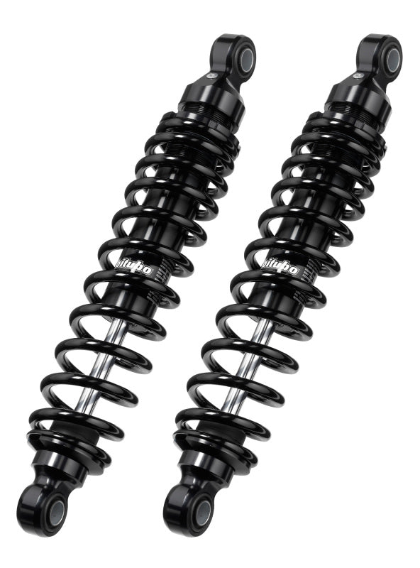 Bitubo WMB0 Twinshocks Adjustable: Spring Preload, Length 286mm, Dark Edition