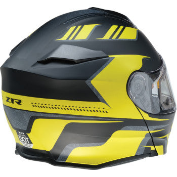 Z1R Solaris 2.0 Helmet - First Tracks - Electric - Dual Pane - Black/Hi-Viz - Medium 0120-0839