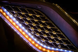Goldstrike  Twinart Lighted Radiator Grill Panels 18-Up Black 48321
