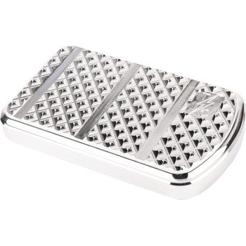 THRASHIN SUPPLY CO. Brake Pedal Pad - Chrome - FL TSC-2201-3