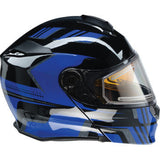 Z1R Solaris 2.0 Helmet - First Tracks - Electric - Dual Pane - Black/Blue - XL 0120-0835