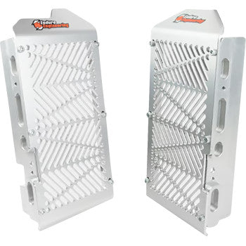 MOOSE OFFROAD Radiator Guards - Silver - Sherco 12-9025