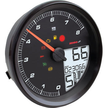 KOSO NORTH AMERICA HD-05 Multifunction Meter - Black BA072010