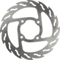 MOTO-MASTER Brake Rotor - Rear - Flame 110696-PU