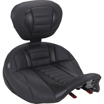 MUSTANG Seat Deluxe Tour Solo Sr Dbr Blk Thread 89406