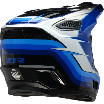 Z1R Dirt Maxx Helmet - Vortex - Blue/White - XS 0110-9328