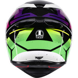 AGV Helmet K1 S Punkpulse Black/Purple/Lime Md 2118394018-071-M