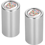 FIGURATI DESIGNS Docking Cover - Long - Mirror Polished - Sugar Skull FD30-DC-25-45-SS