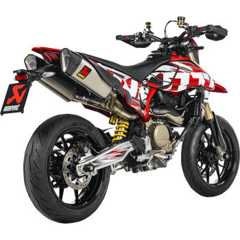 AKRAPOVIC Slip-On Line Mufflers - Titanium - Hypermotard 698 2024-2025  S-D6SO2-HAPLT  1811-4722