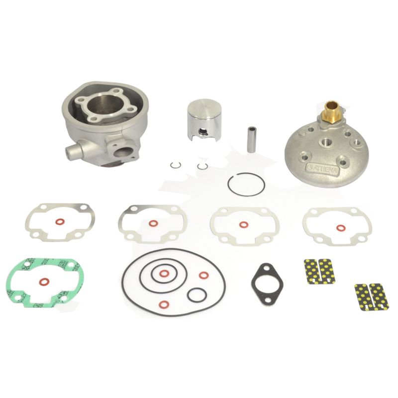Athena 98-00 Aprilia 51 LC 50 47.6mm Bore 80cc 12mm Pin Long Stroke Big Bore Cylinder Kit w/Head 075600/1