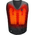 GERBING HEATED CLOTHING 7V Battery Heated Vest Liner - Black - 2XL/3XL GERVTLN7VUNIBLKXXL3X